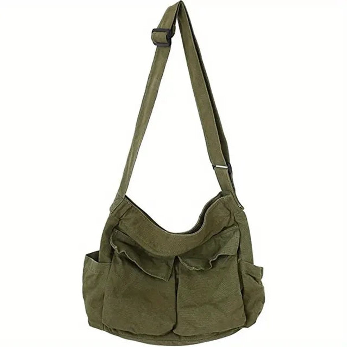 Lisa | Dames Vintage Canvas Tote Bag Verstelbare Schoudertas