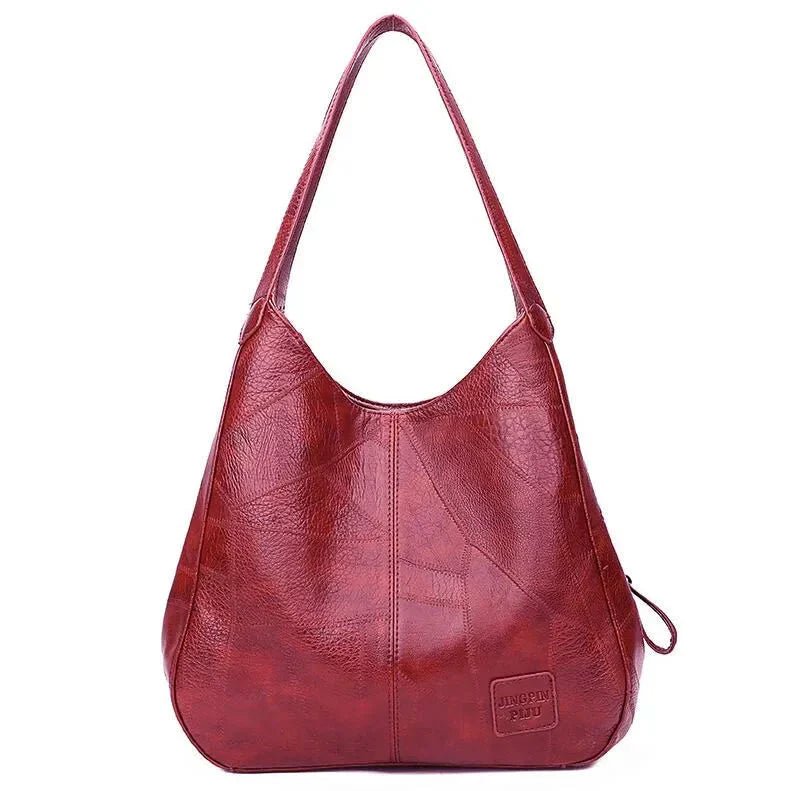 Lisa | Dames Vintage Leren Schoudertas Ruime Hobo Handtas
