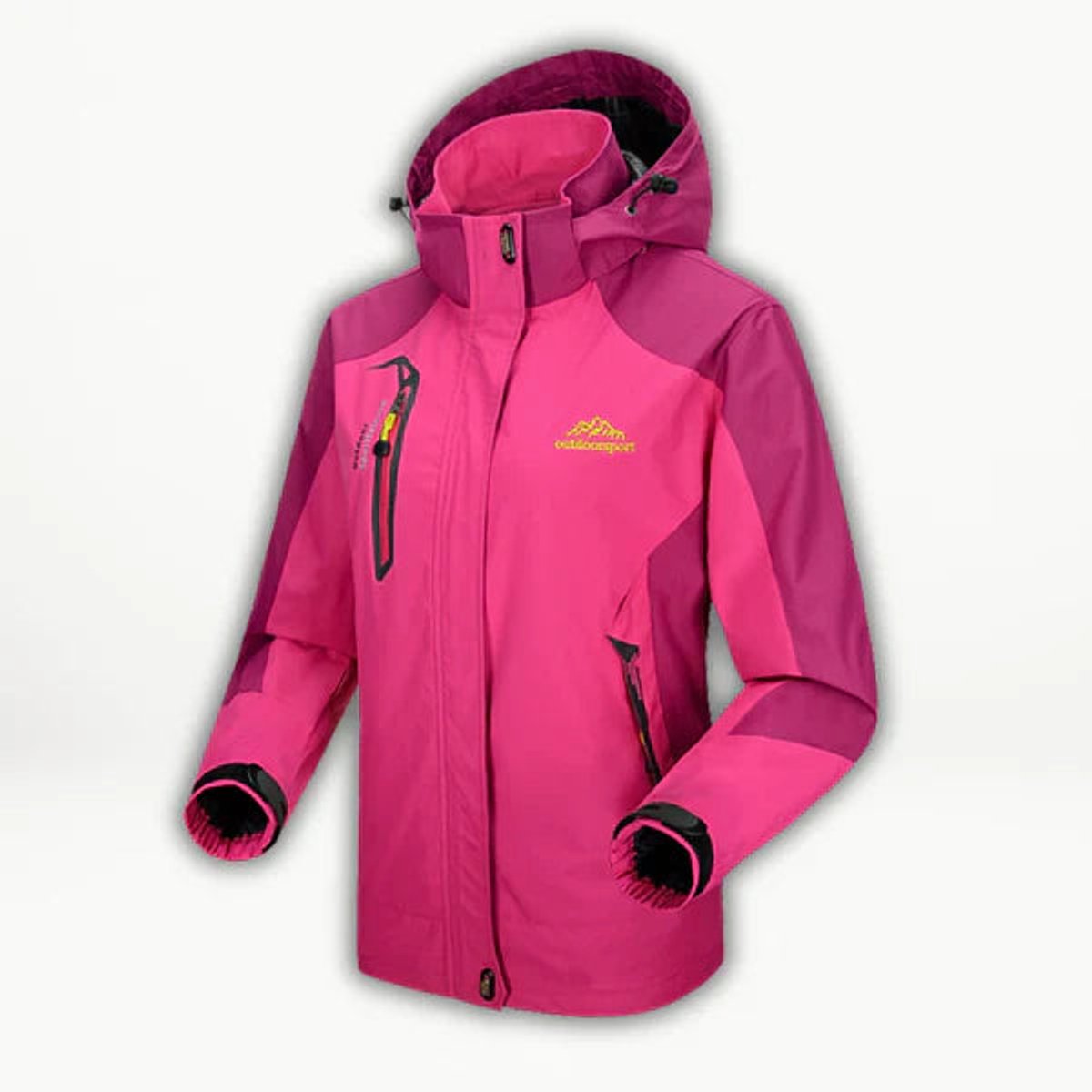 Olivia | Dames Waterdichte Quilted Jacket Women Capuchon Outdoorjas