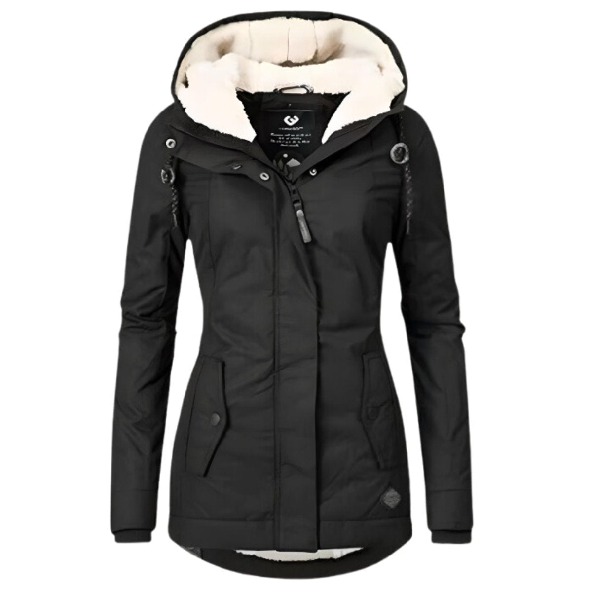 Anna | Dames Winterjas Gevoerde Sherpa Capuchon Waterafstotende Parka