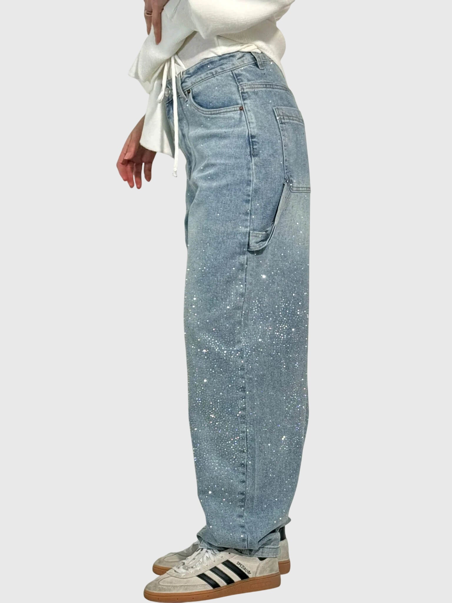 Margot | Dames fonkelende diamantjeans