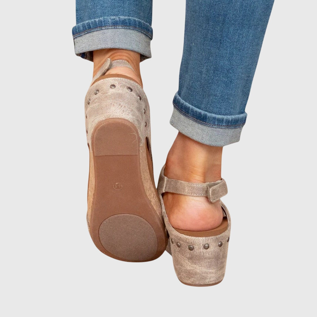 Athena | Dames orthopedische platformsandalen