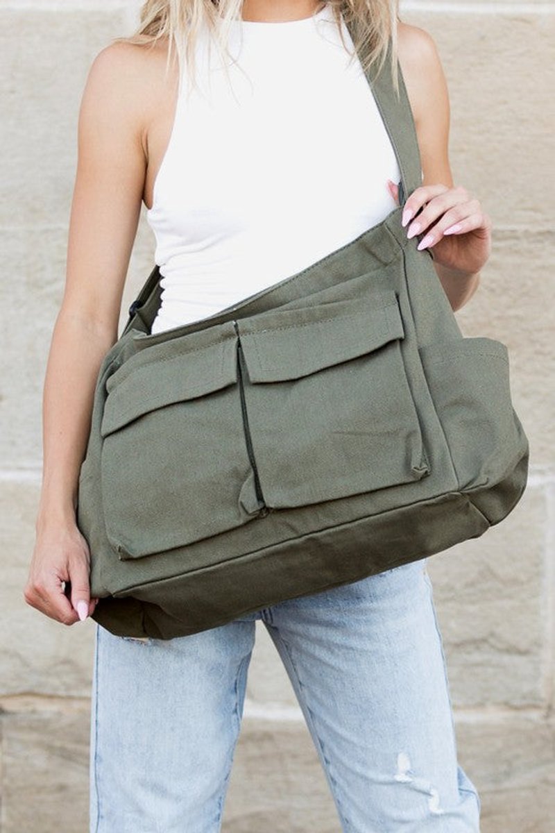 Eva | Grote Oversized Canvas Tote Bag Dames Schoudertas