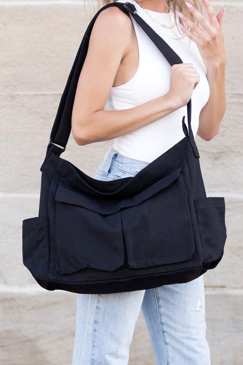 Eva | Grote Oversized Canvas Tote Bag Dames Schoudertas