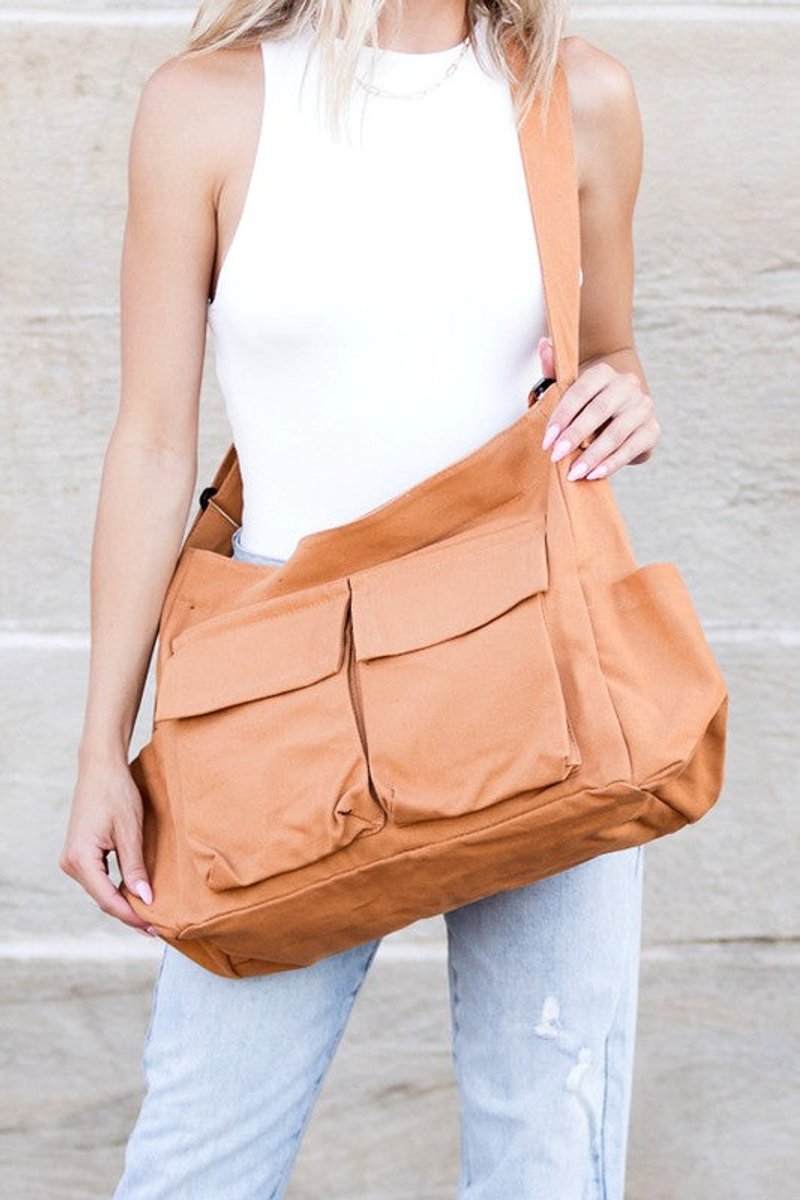 Eva | Grote Oversized Canvas Tote Bag Dames Schoudertas