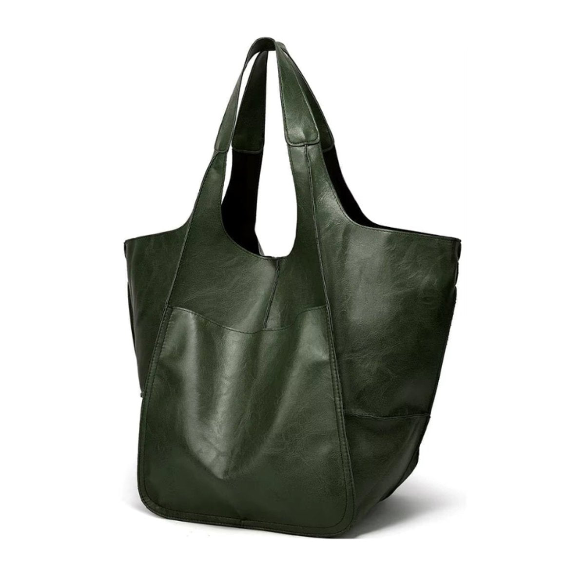 Mila | Grote Oversized Kunstleren Tote Bag met Magneetsluitng