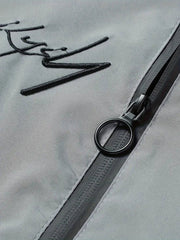 Thijs | Heren Casual Polyester Bomberjack met Baseballkraag