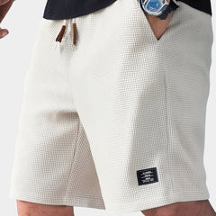 Milan | Heren Casual Wafelstructuur Shorts Elastische Taille