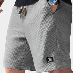 Milan | Heren Casual Wafelstructuur Shorts Elastische Taille