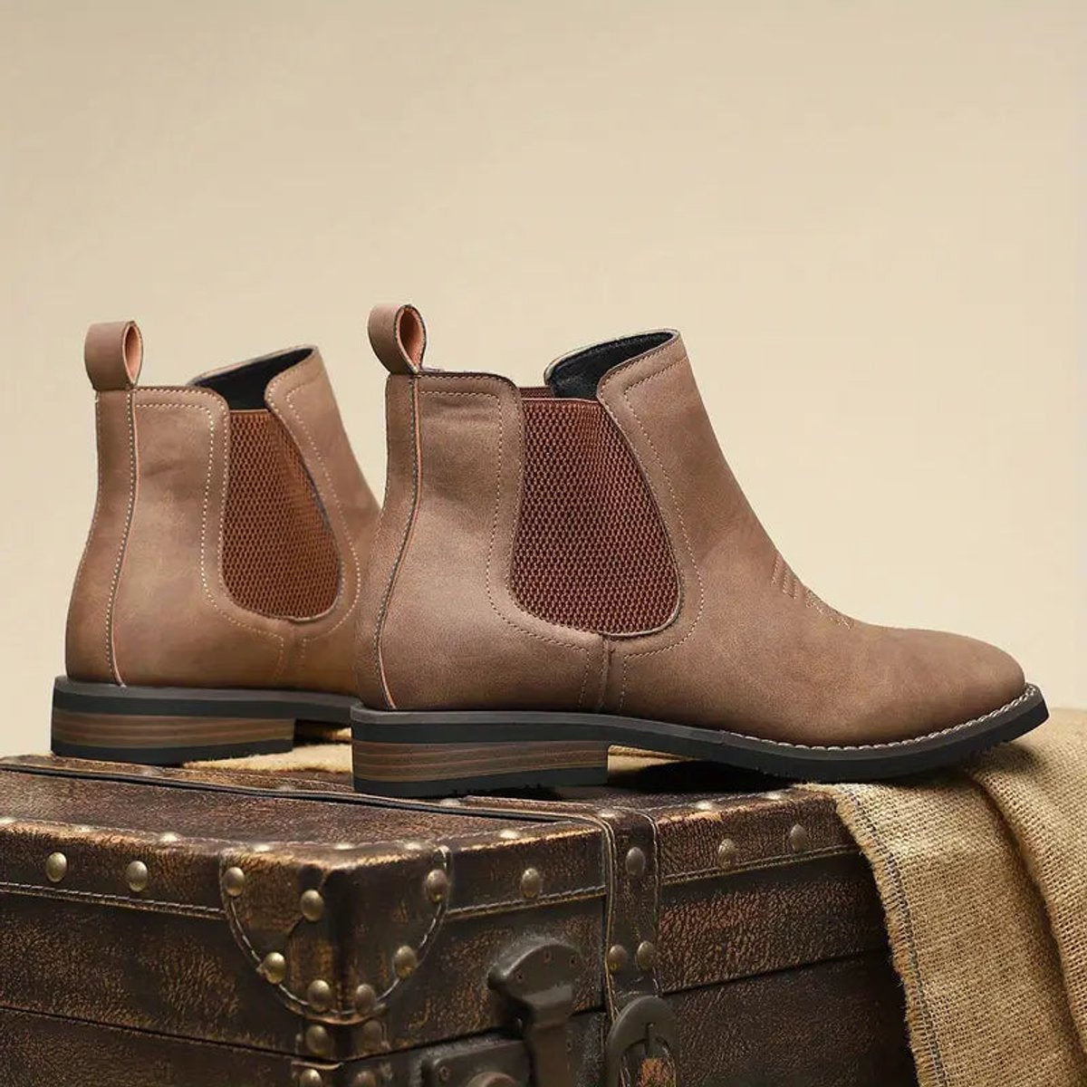 Thomas | Heren Chelsea Boots Tijdloze Leren Enkellaarzen