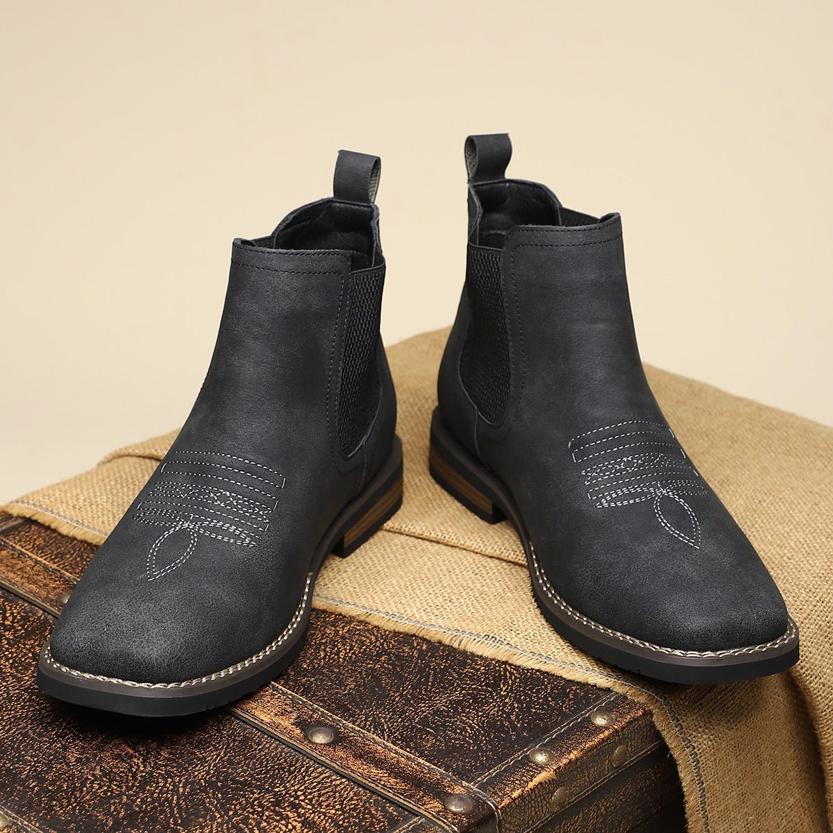 Thomas | Heren Chelsea Boots Tijdloze Leren Enkellaarzen