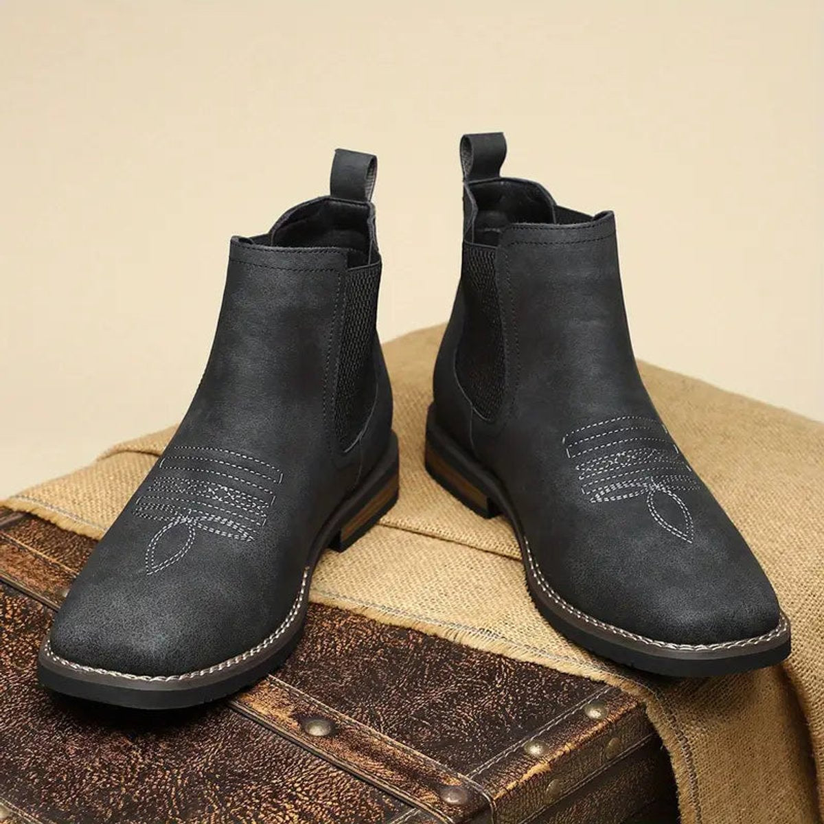 Thomas | Heren Chelsea Boots Tijdloze Leren Enkellaarzen