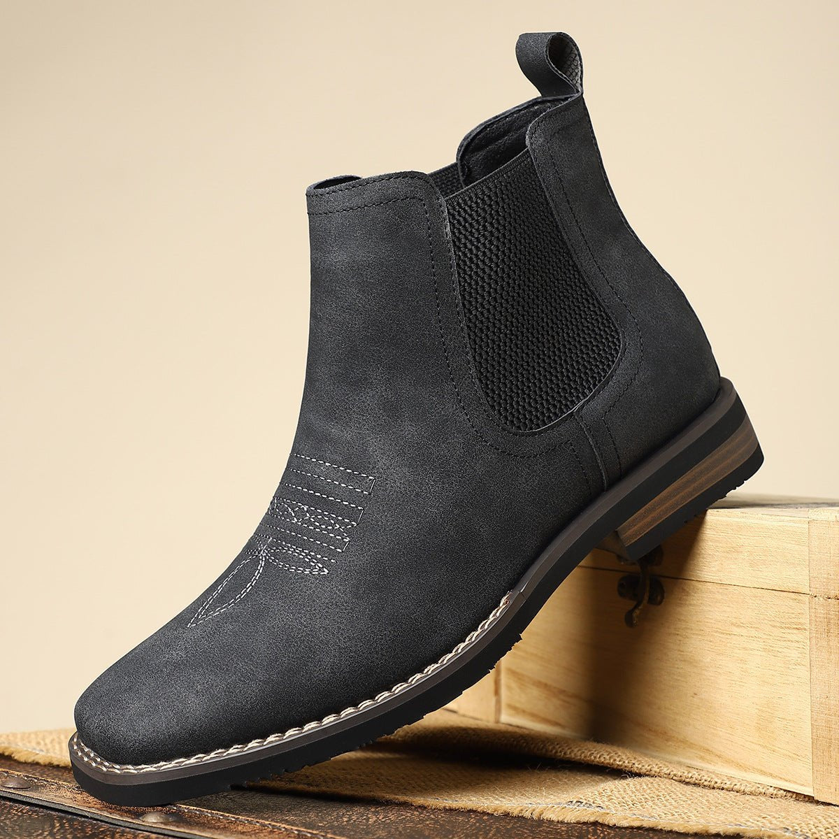 Thomas | Heren Chelsea Boots Tijdloze Leren Enkellaarzen