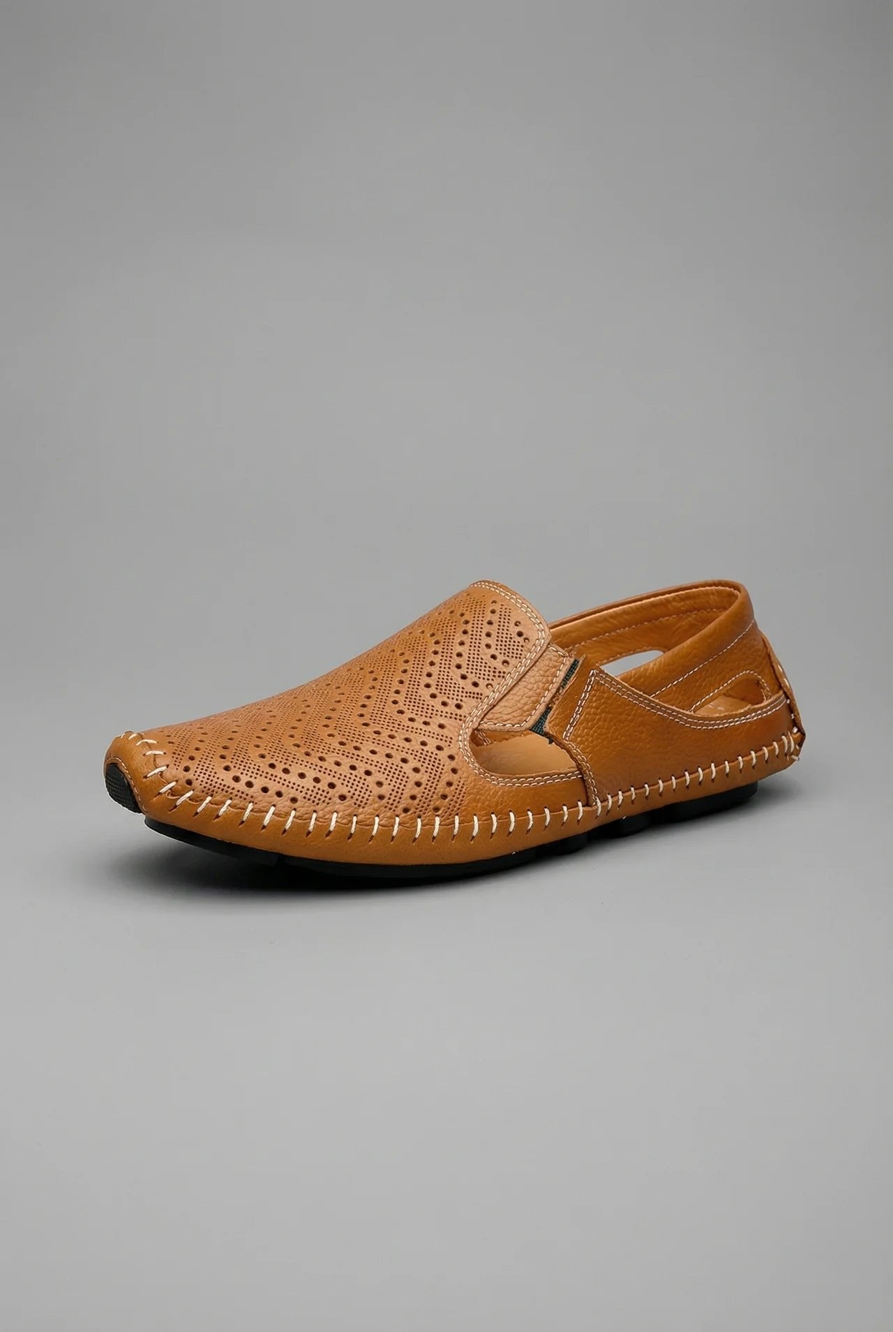 Thijs | Heren Geperforeerde Instapper Loafers Ademend Zomer