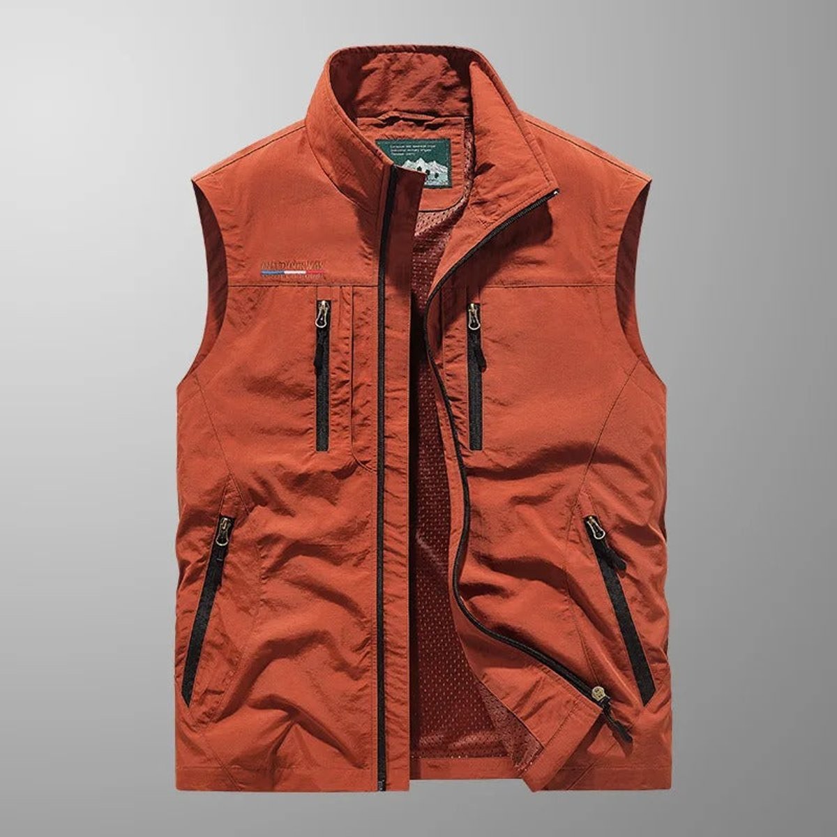 Luuk | Heren Gilet Mouwloos Cargo Vest Lichtgewicht Waterafstotend