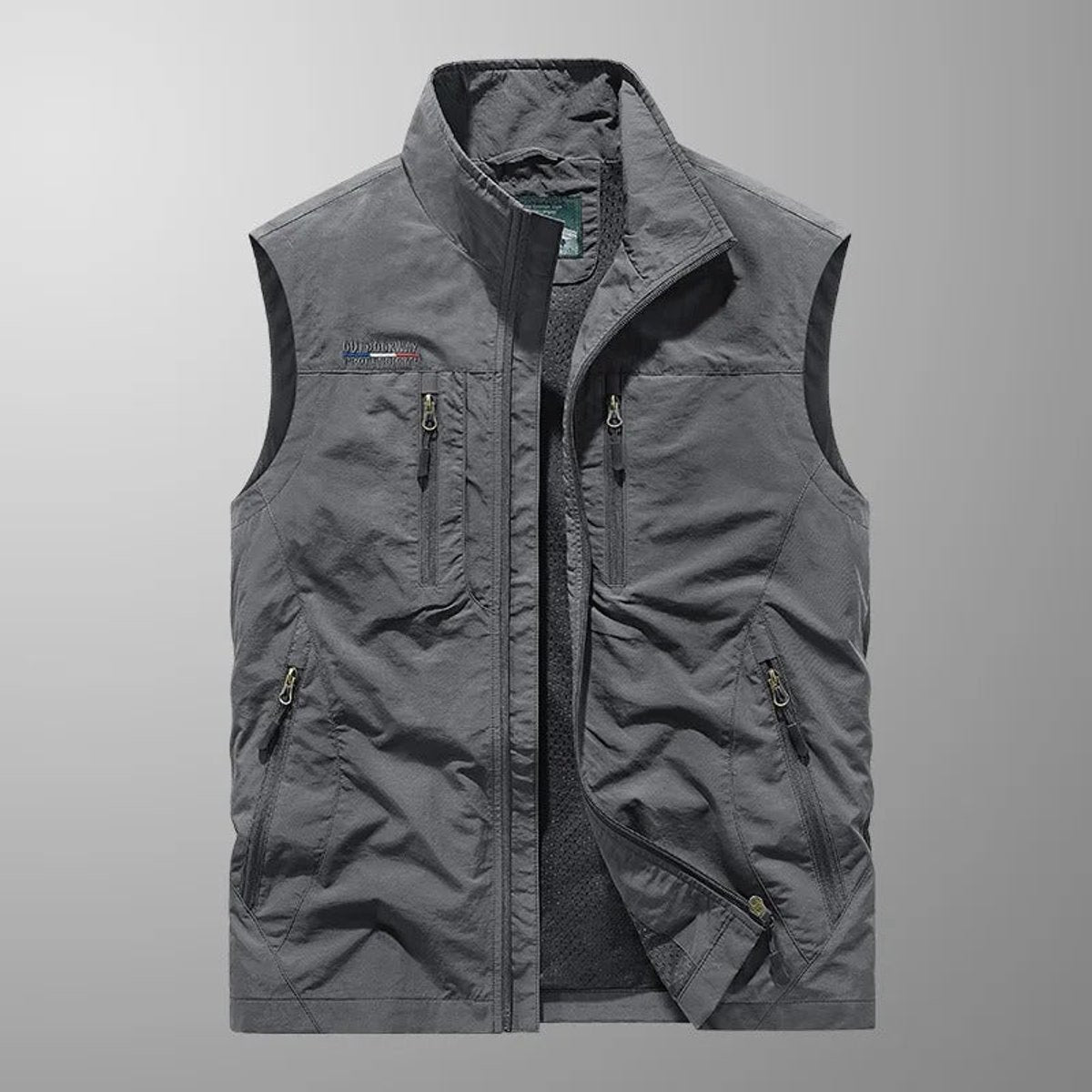 Luuk | Heren Gilet Mouwloos Cargo Vest Lichtgewicht Waterafstotend