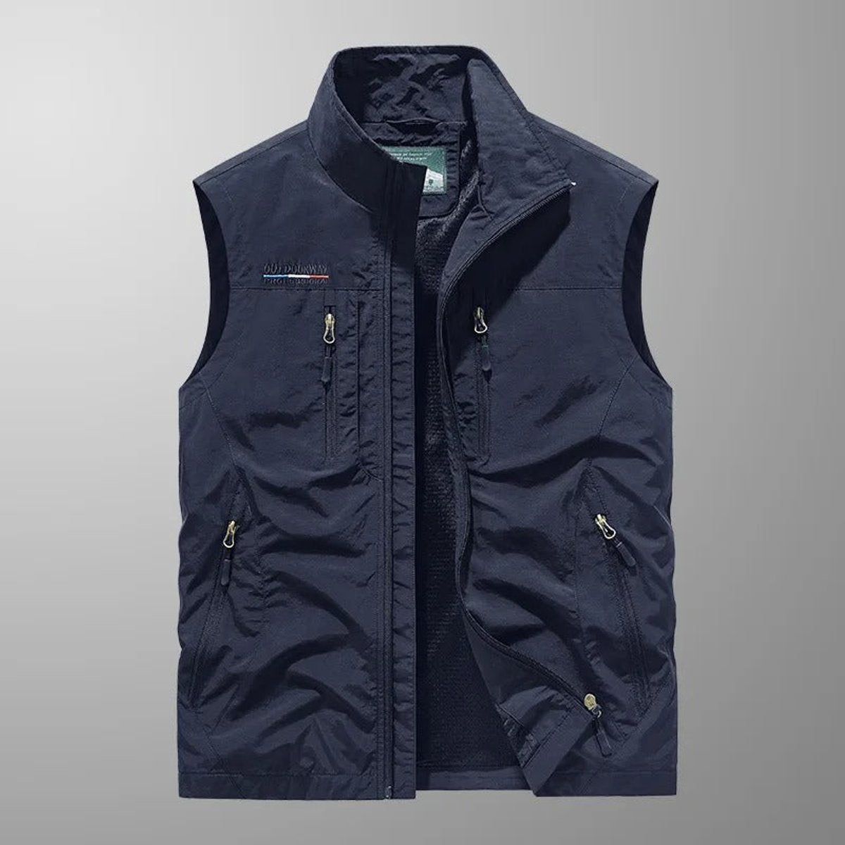 Luuk | Heren Gilet Mouwloos Cargo Vest Lichtgewicht Waterafstotend