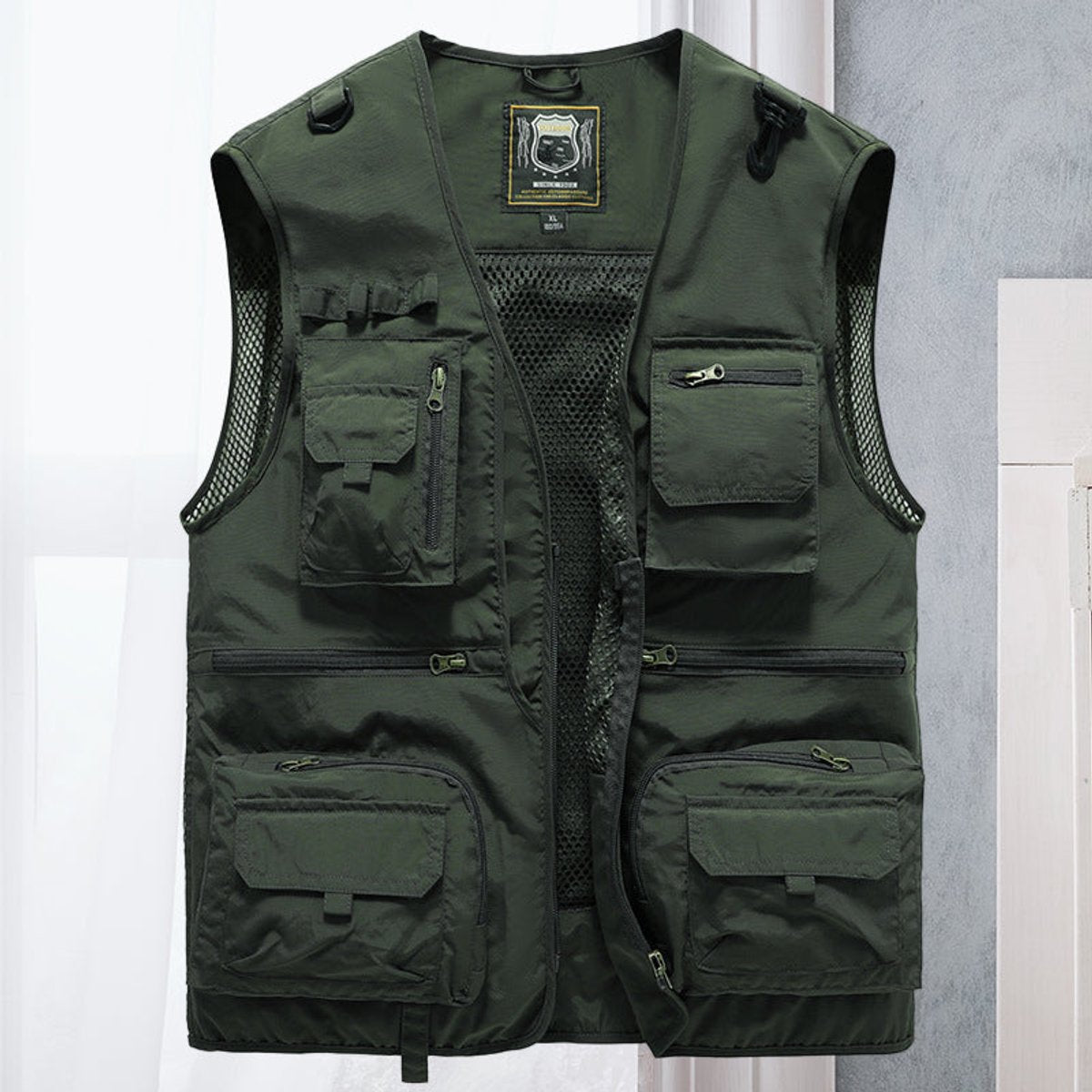 Bowen | Heren Gilet Mouwloos Zomervest Nylon Meerdere Zakken Outdoor