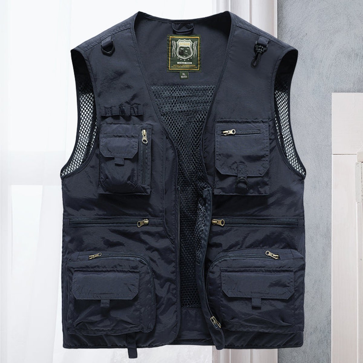 Bowen | Heren Gilet Mouwloos Zomervest Nylon Meerdere Zakken Outdoor