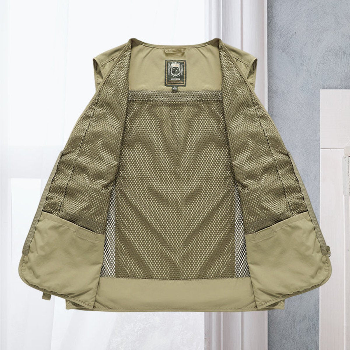 Bowen | Heren Gilet Mouwloos Zomervest Nylon Meerdere Zakken Outdoor