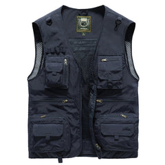 Bowen | Heren Gilet Mouwloos Zomervest Nylon Meerdere Zakken Outdoor