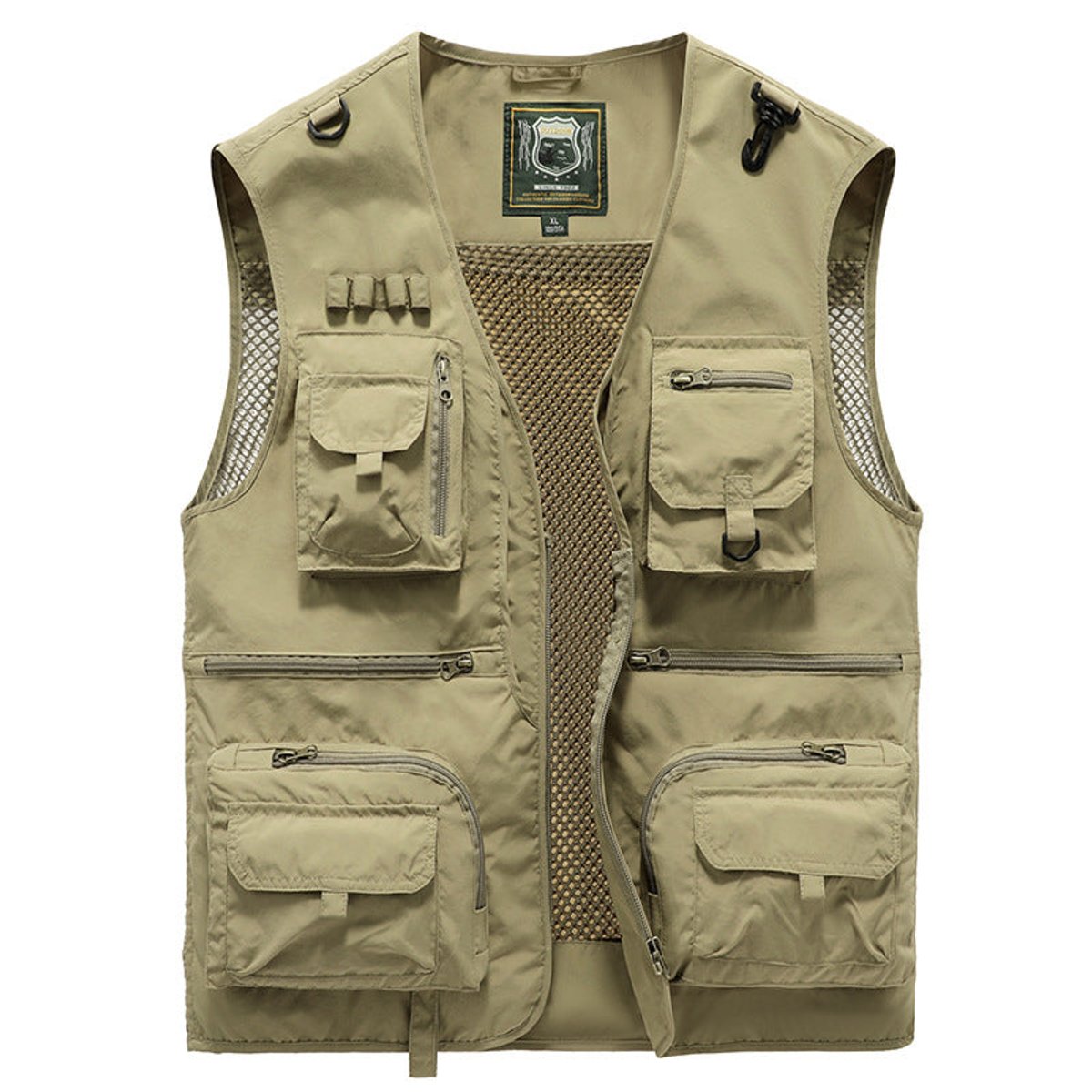 Bowen | Heren Gilet Mouwloos Zomervest Nylon Meerdere Zakken Outdoor