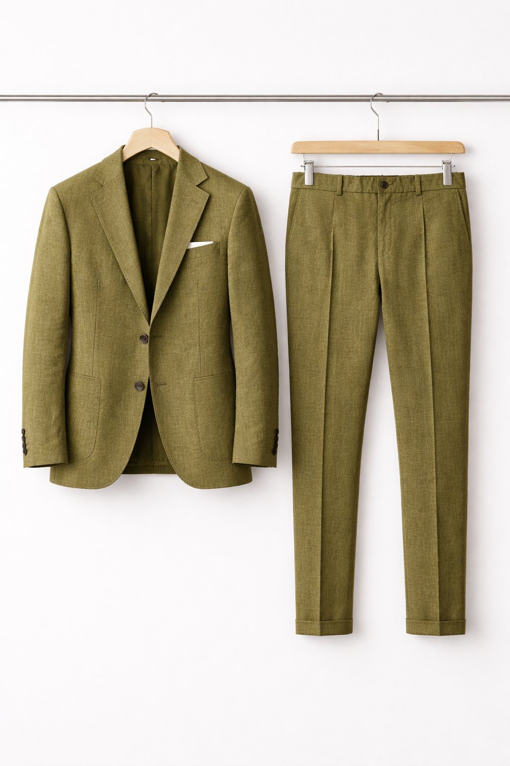 Lars | Heren Grijsblauwe Two-Piece Set Slim-Fit Formeel Pak