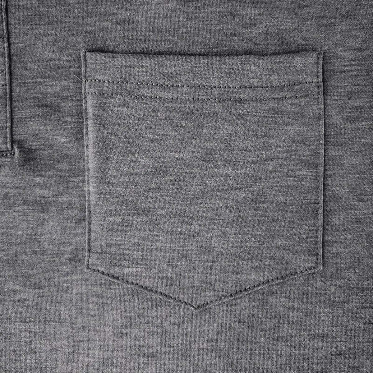 Thijs | Heren Langarm Poloshirt met Borstzak Klassieke Kraag