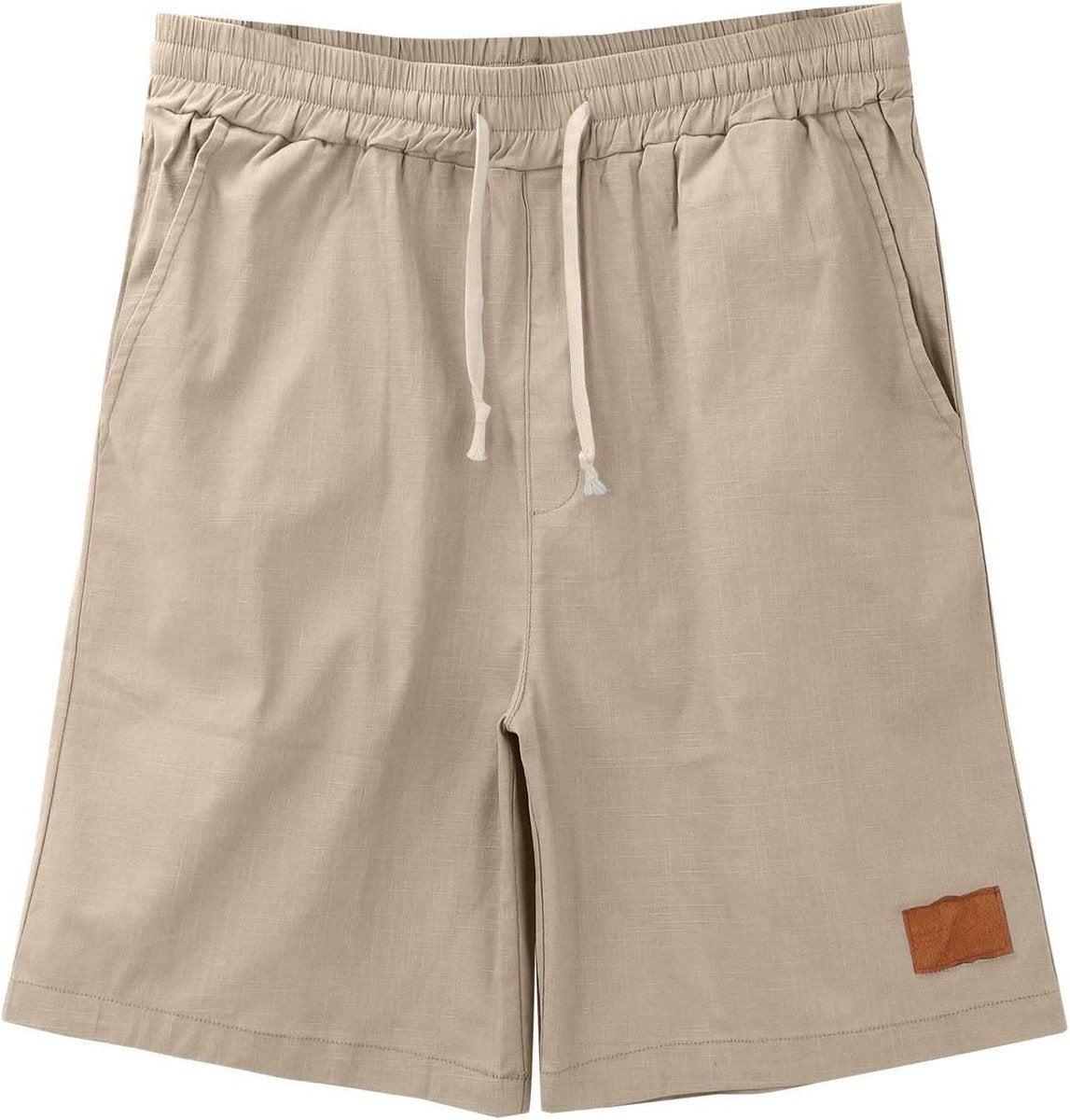 Levi | Heren Linnen Casual Korte Broek Trekkoord Elastische Taille