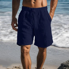 Bram | Heren Linnen Sneldrogende Zwemshorts Mid-Thigh