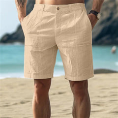 Levi | Heren Losse Linnen Short Elastische Tailleband