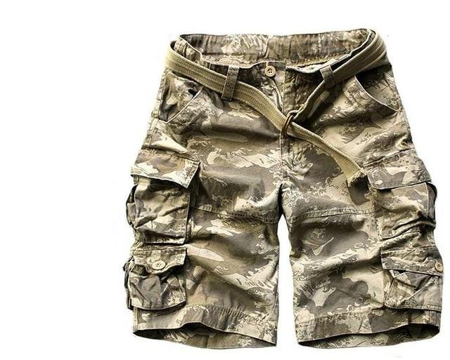 Jesse | Heren Relaxed-Fit Camouflage Cargo Short Multi-Pocket