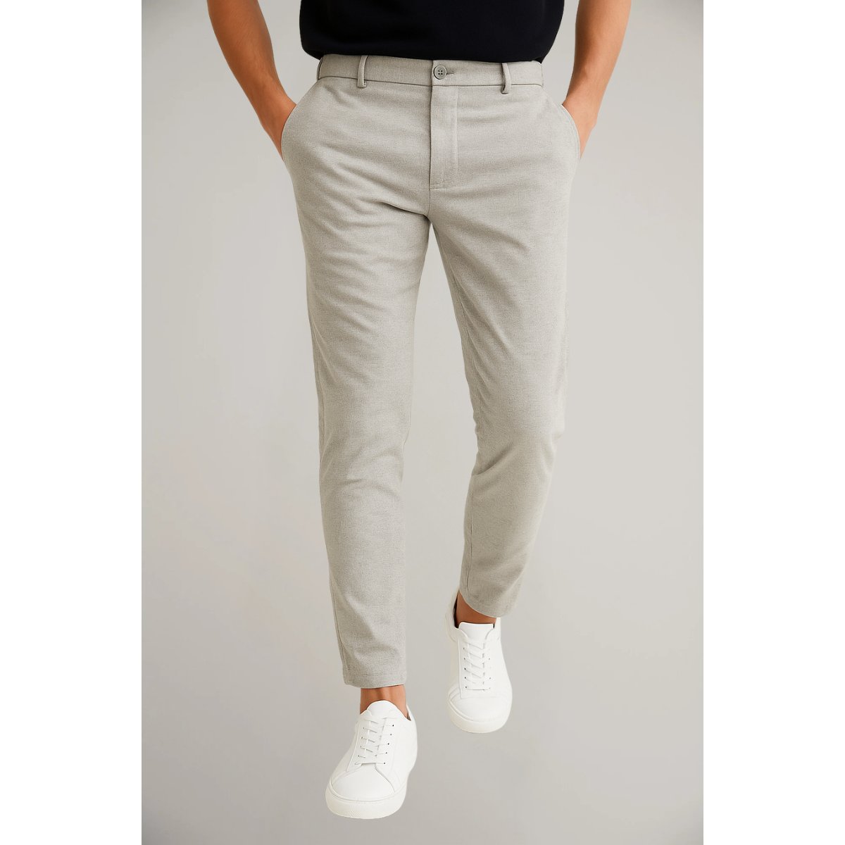 Sven | Heren Slim-Fit Gesneden Zakelijke Pantalon