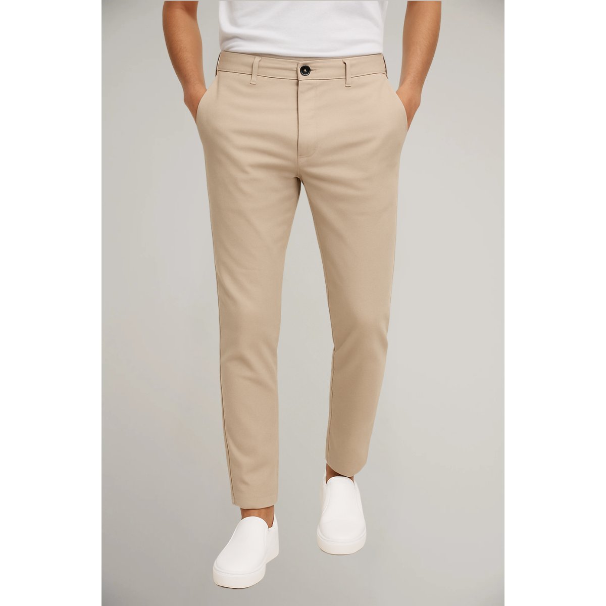 Sven | Heren Slim-Fit Gesneden Zakelijke Pantalon