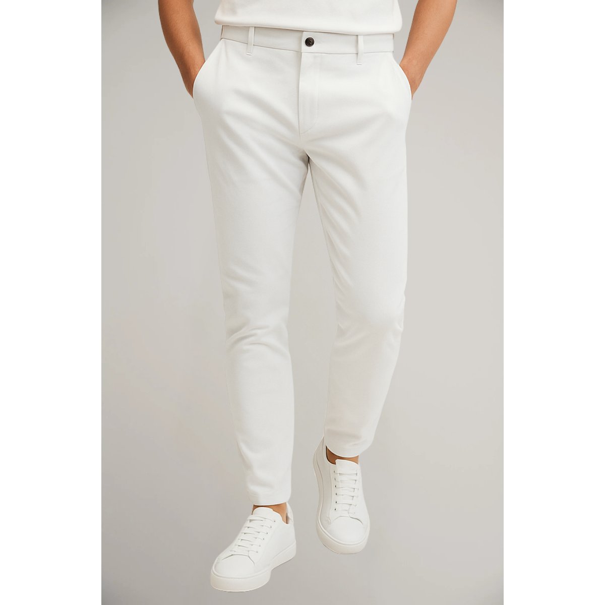 Sven | Heren Slim-Fit Gesneden Zakelijke Pantalon
