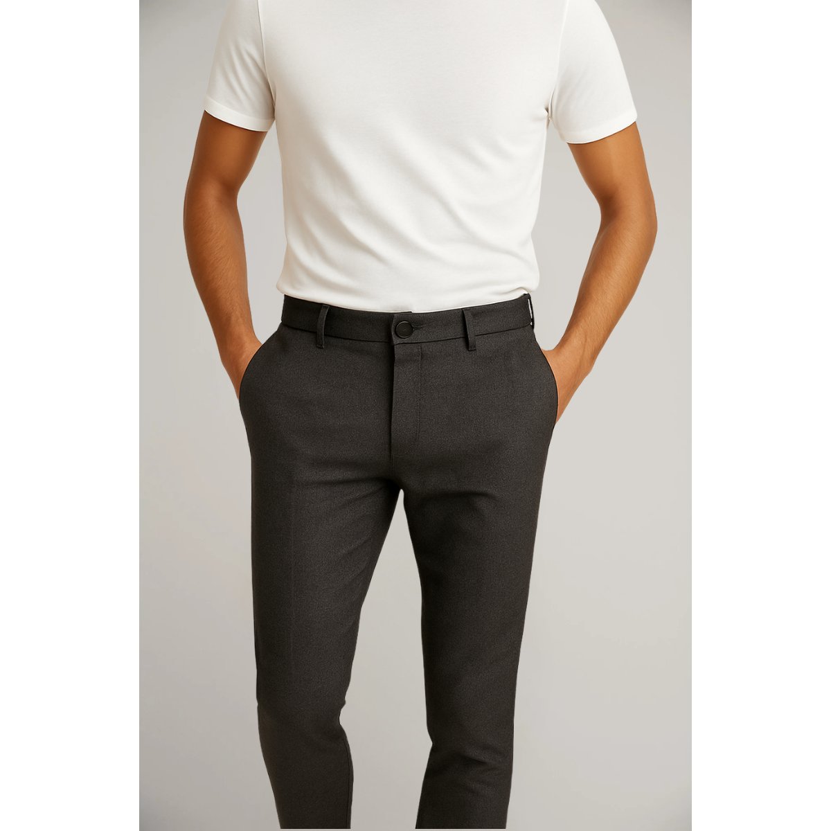 Sven | Heren Slim-Fit Gesneden Zakelijke Pantalon