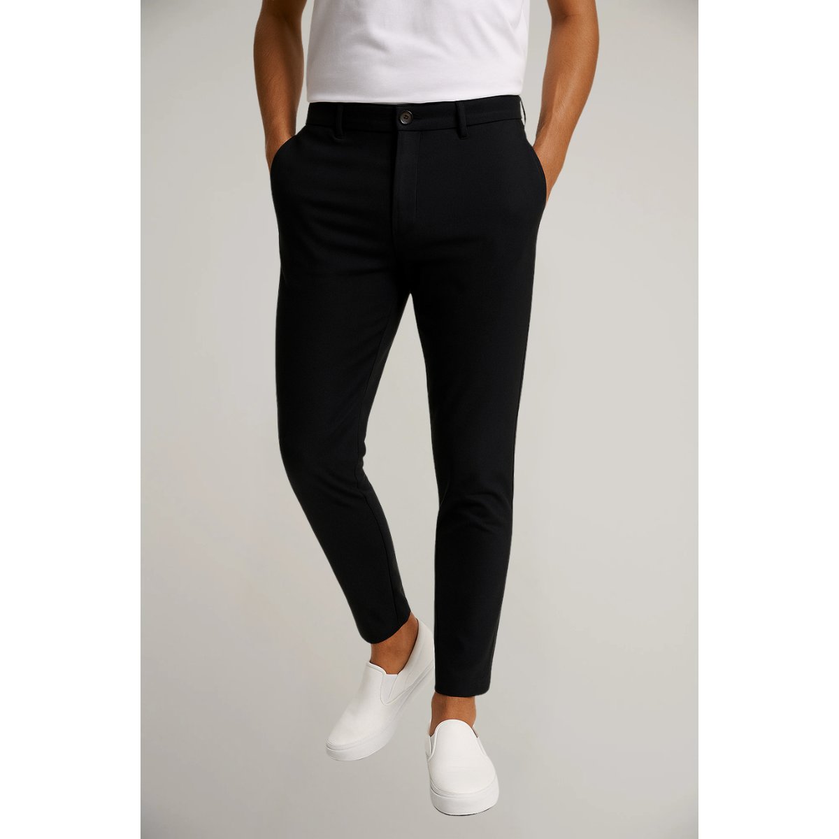 Sven | Heren Slim-Fit Gesneden Zakelijke Pantalon