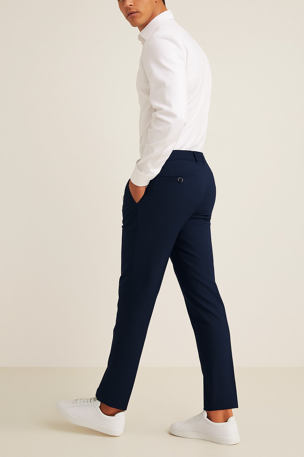 Sven | Heren Slim-Fit Gesneden Zakelijke Pantalon