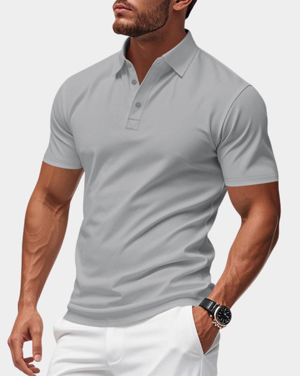 Mees | Heren Slim-Fit Klassiek Poloshirt met Kraag