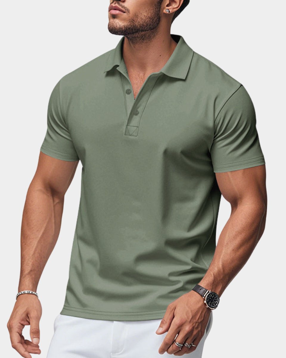 Mees | Heren Slim-Fit Klassiek Poloshirt met Kraag
