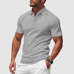 Lucas | Heren Slim-Fit Korte Mouwen Klassiek Poloshirt