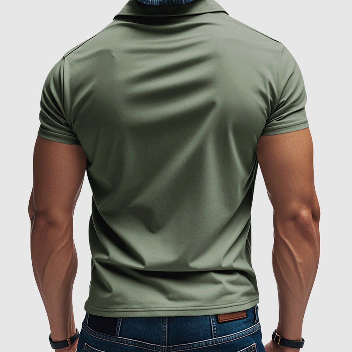 Lucas | Heren Slim-Fit Korte Mouwen Klassiek Poloshirt