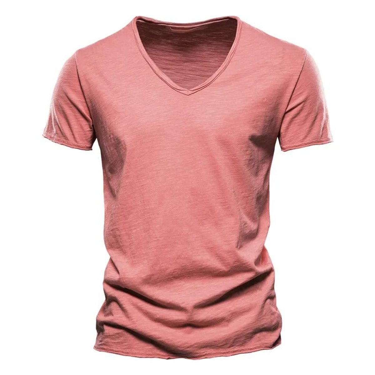 Bram | Heren Slim-Fit Kreukvrij V-hals T-shirt