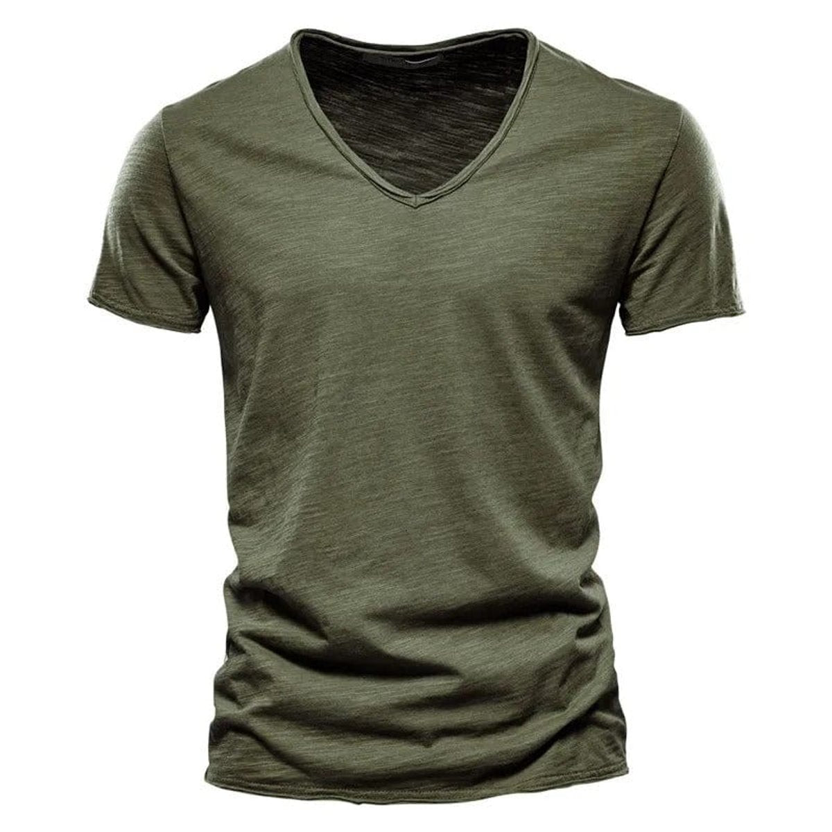 Bram | Heren Slim-Fit Kreukvrij V-hals T-shirt