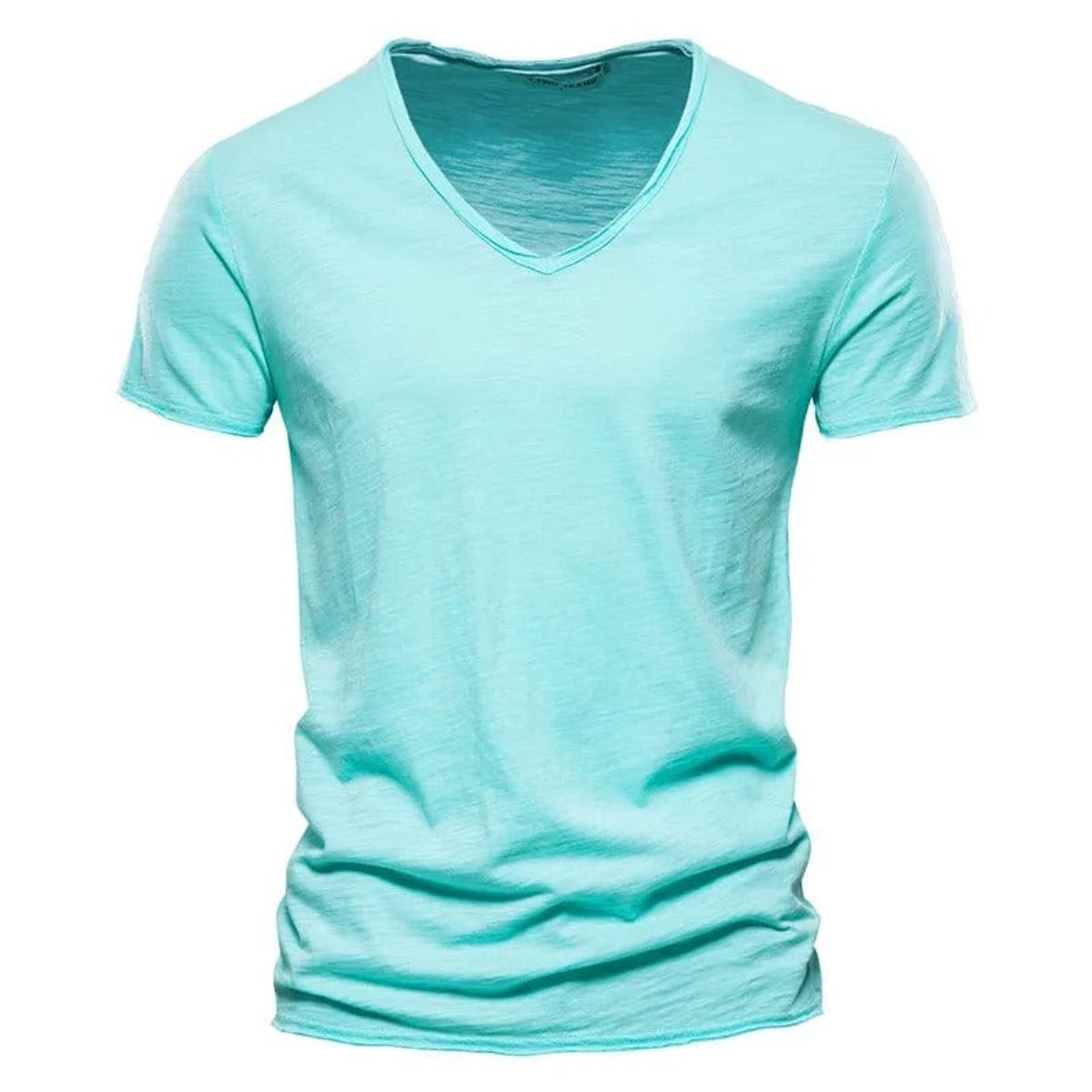 Bram | Heren Slim-Fit Kreukvrij V-hals T-shirt