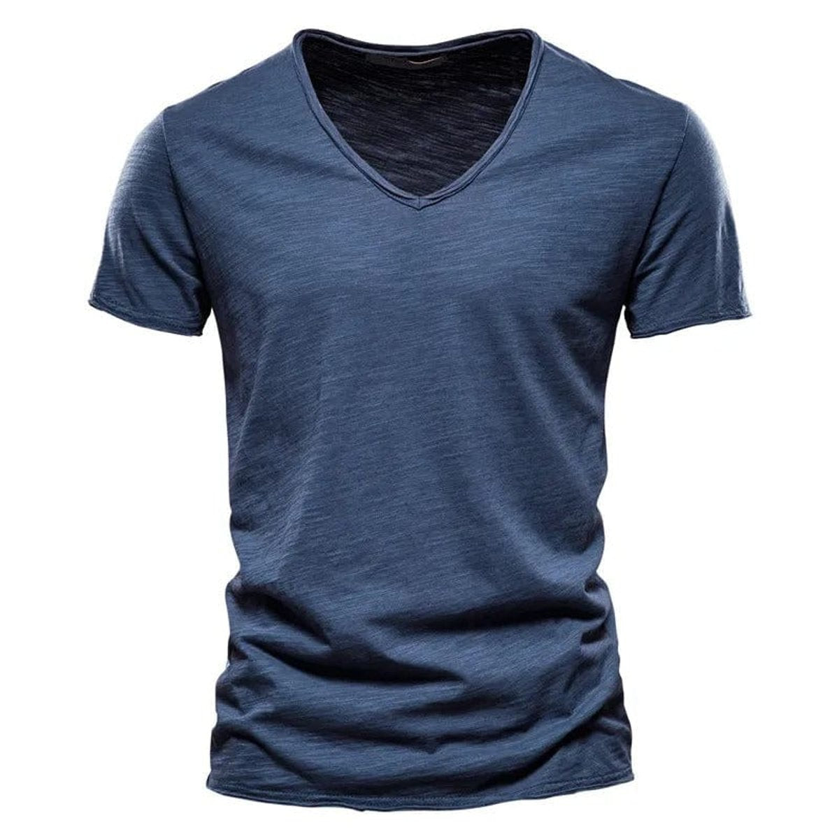 Bram | Heren Slim-Fit Kreukvrij V-hals T-shirt