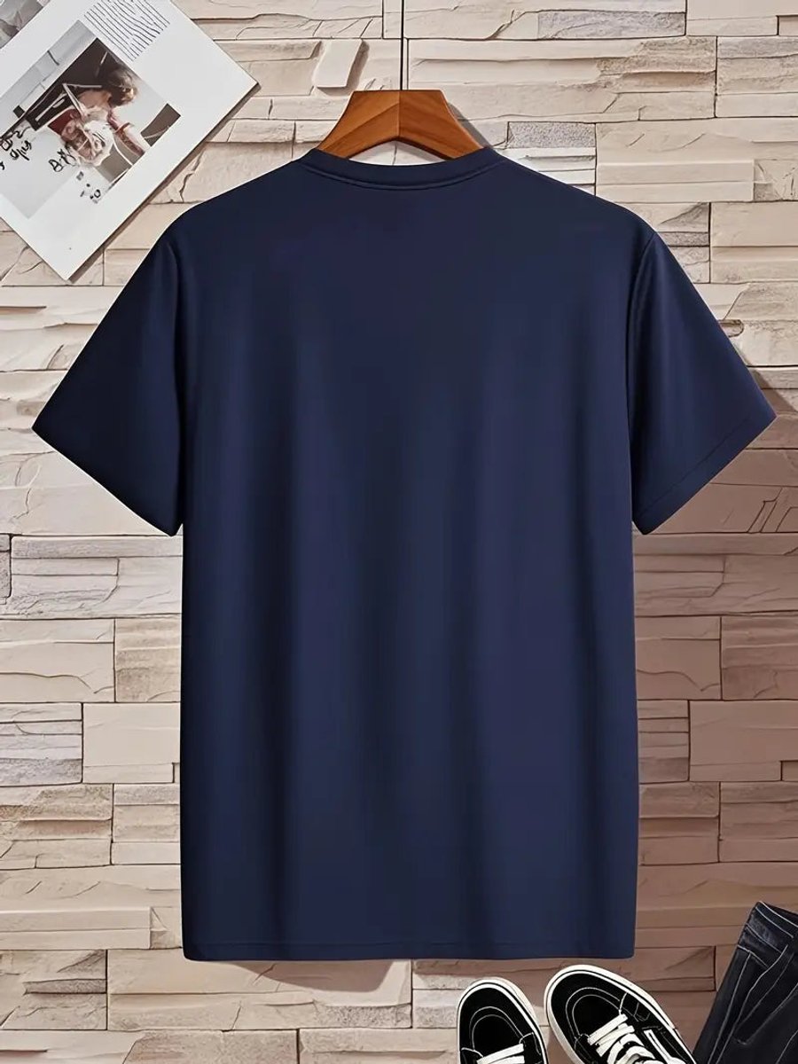 Sem | Heren Slim-Fit V-hals Kortmouw T-shirt