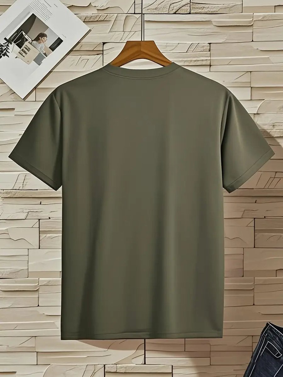 Sem | Heren Slim-Fit V-hals Kortmouw T-shirt