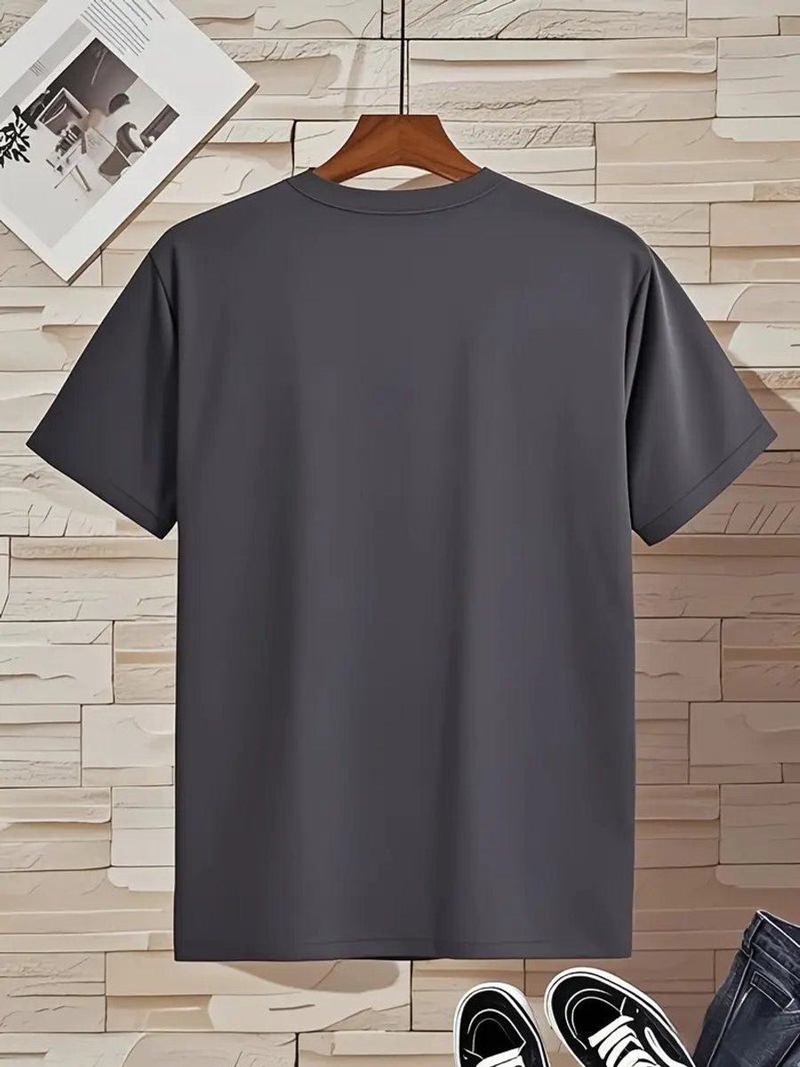 Sem | Heren Slim-Fit V-hals Kortmouw T-shirt