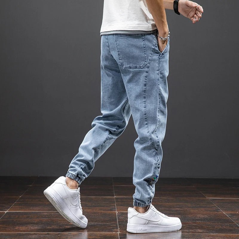 Jayden | Heren Stretch Denim Elastische Taille Jogger Broek